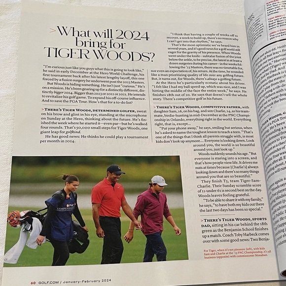Golf Magazine Jan/Feb 2024 - Picture 2 of 5